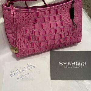 Brahmin “Peony” Pink Mini Anytime Mini Bag